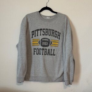 Pittsburgh Football Gray Sweatshirt